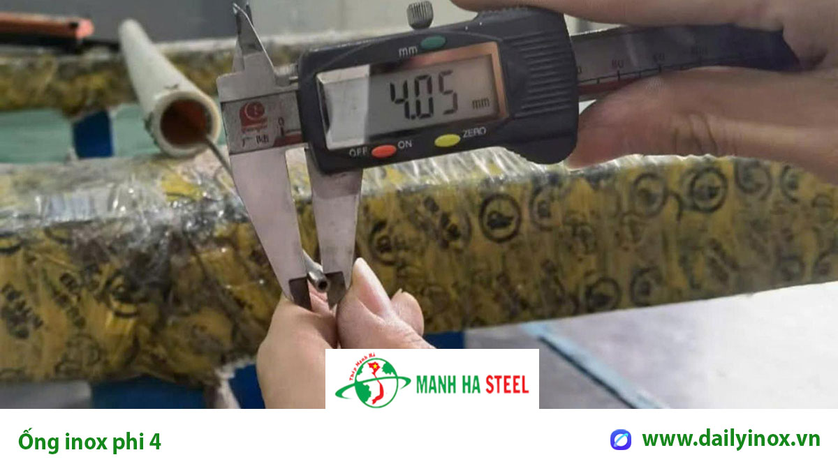 Bảng báo giá ống inox phi 4