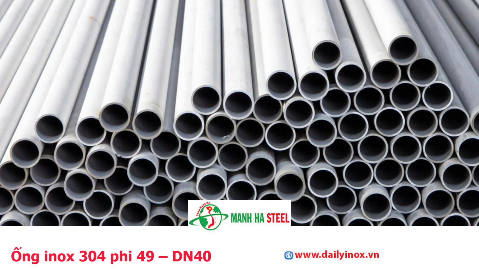 Bảng Báo Giá Ống inox 304 phi 49 – DN40