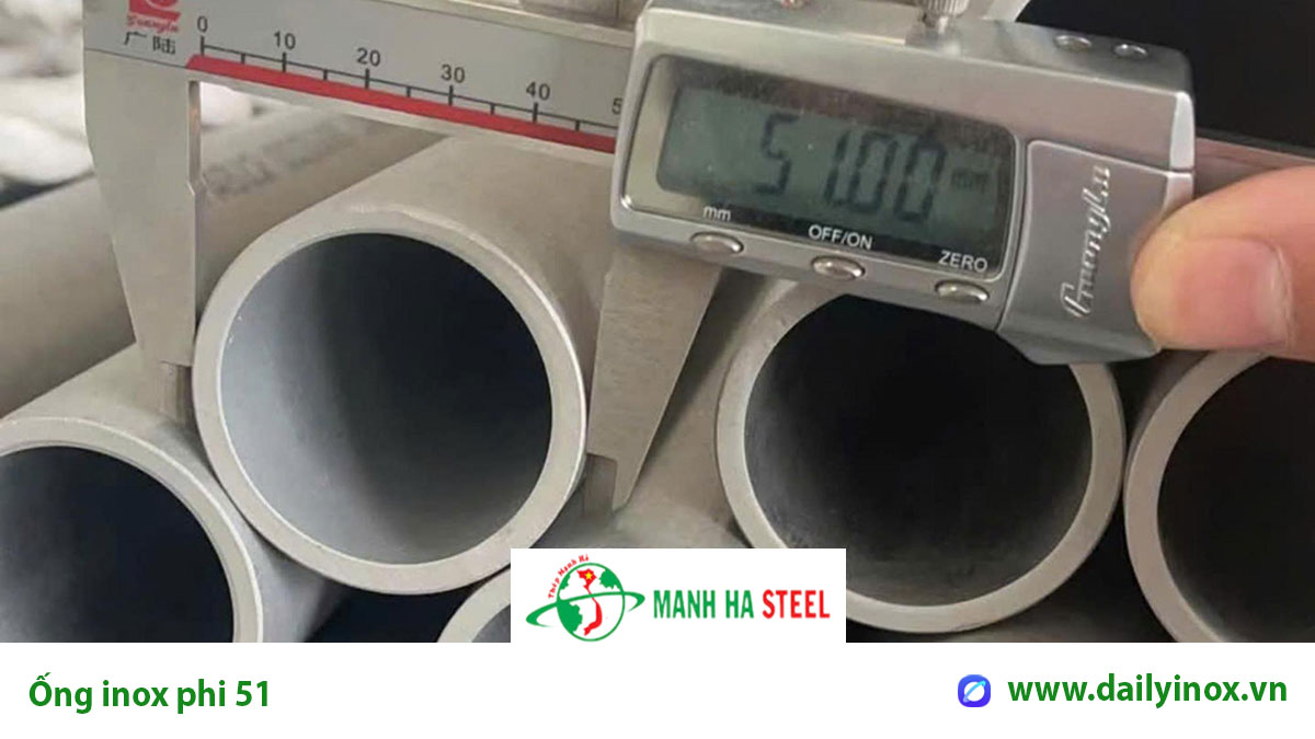 Bảng Báo Giá Ống inox Phi 51