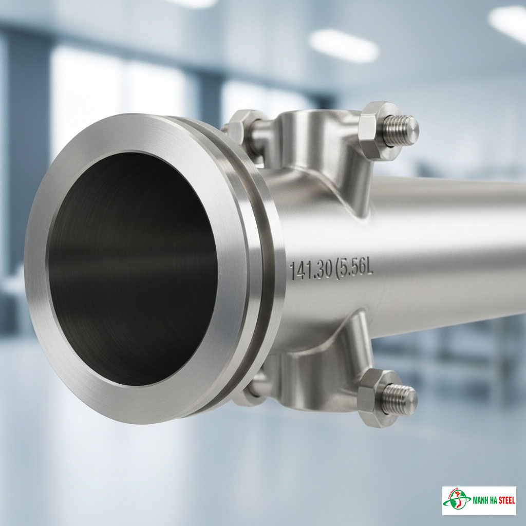Ống inox vi sinh 141.30 mm, Ống thép inox vi sinh 141.30 mm