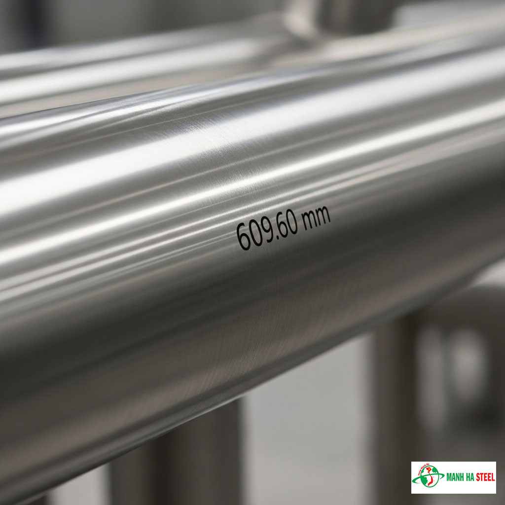 Ống inox vi sinh 609.60 mm, Ống thép inox vi sinh 609.60 mm