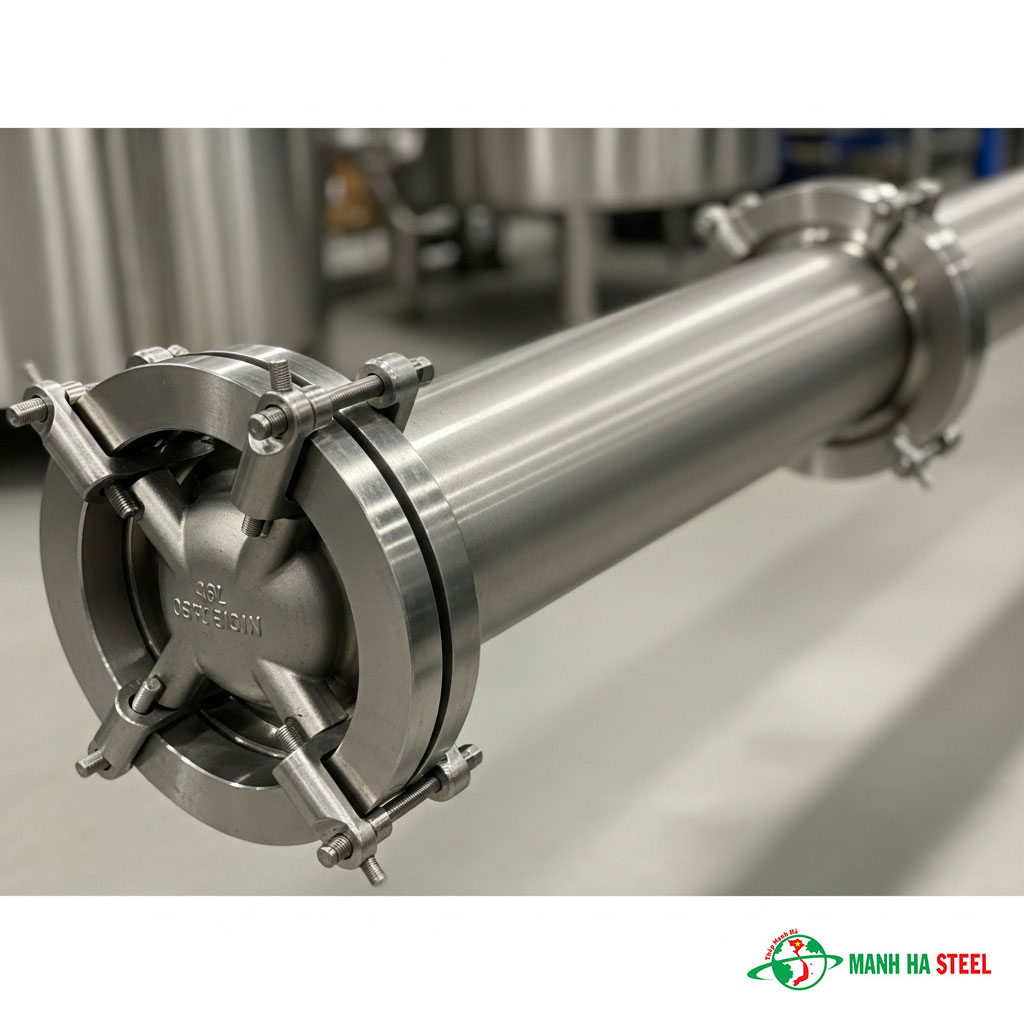 Ống inox vi sinh 700 mm, Ống thép inox vi sinh 700 mm