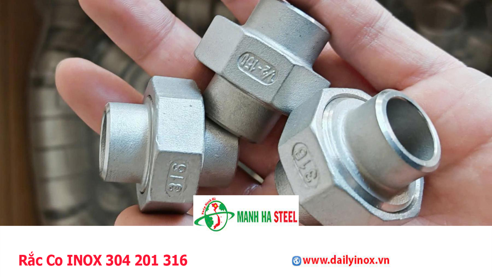 Rắc Co INOX 304 201 316