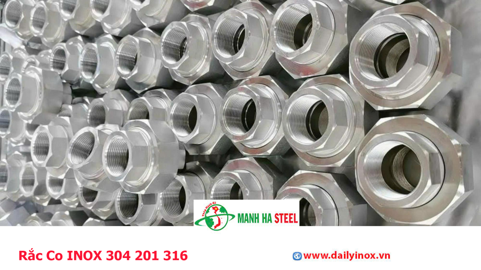 Rắc Co INOX 304 201 316