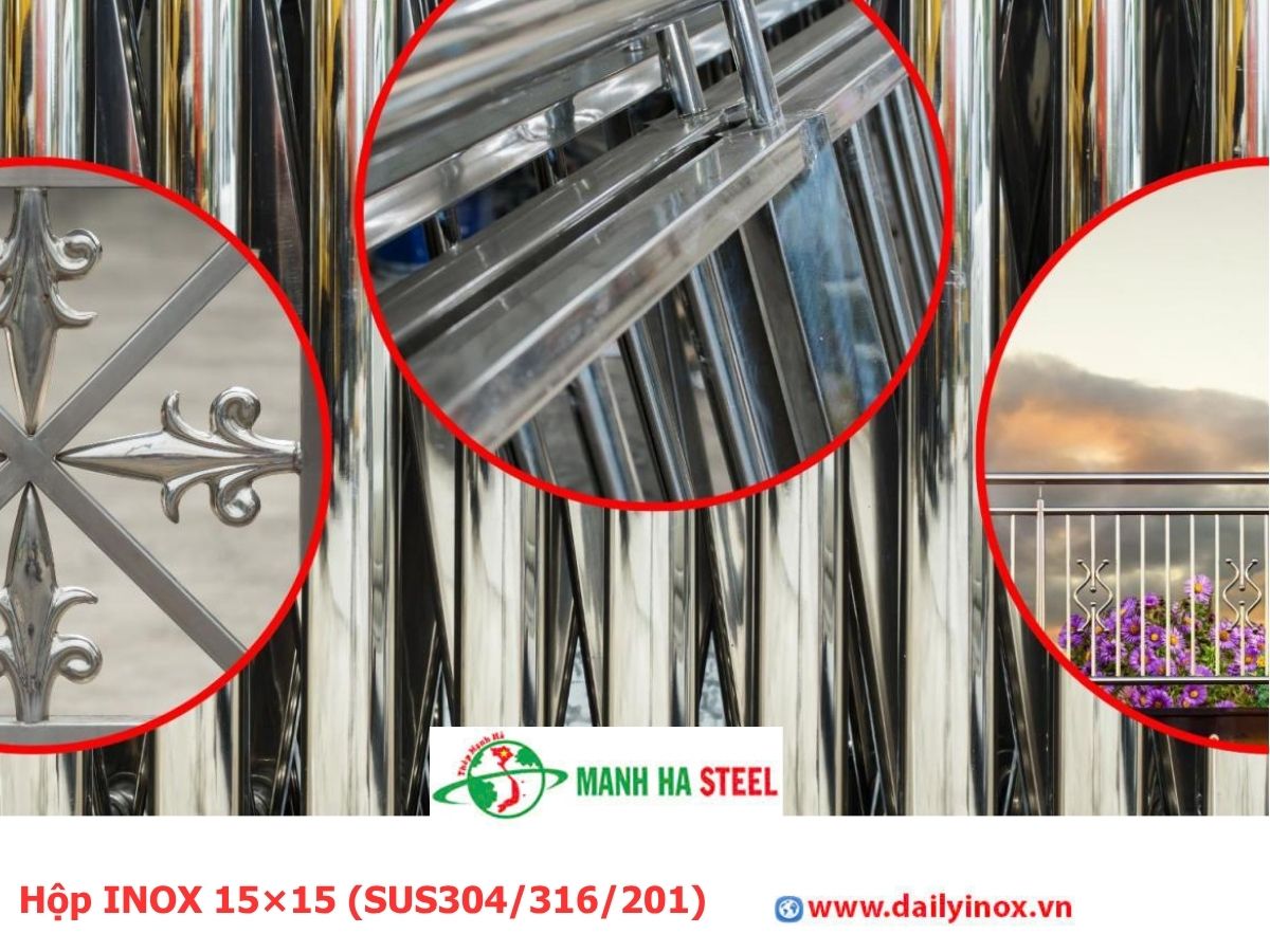 Bảng Báo Giá Hộp INOX 15×15 (SUS304/316/201)