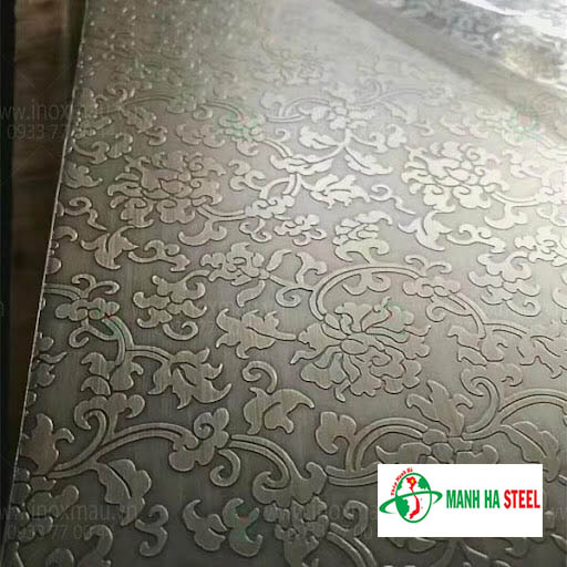 Bảng báo giá Inox tấm hoa văn
