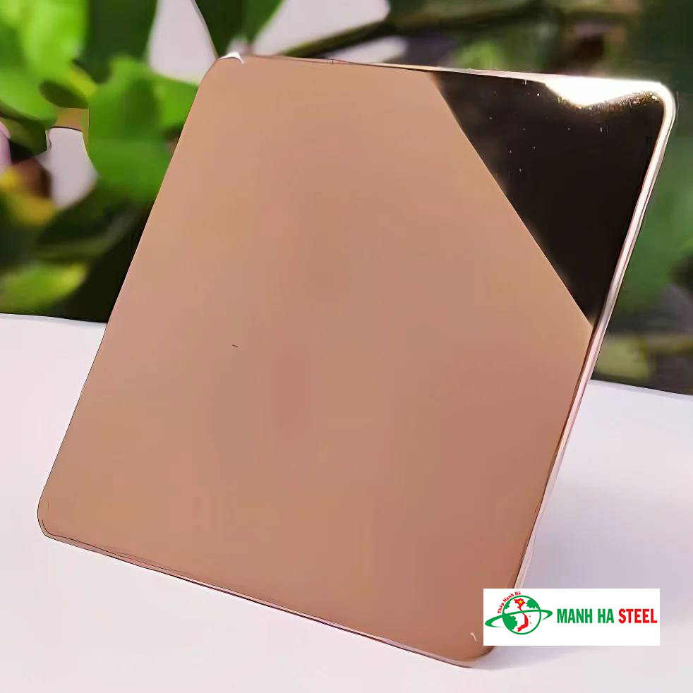 Bảng báo giá Inox màu vàng hồng – Rose Gold Stainless steel