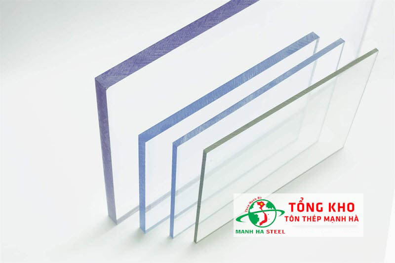 Bảng Báo Giá Tôn Nhựa Trong Suốt Polycarbonate