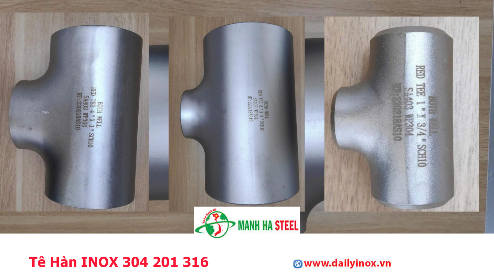 Tê Hàn INOX 304 201 316