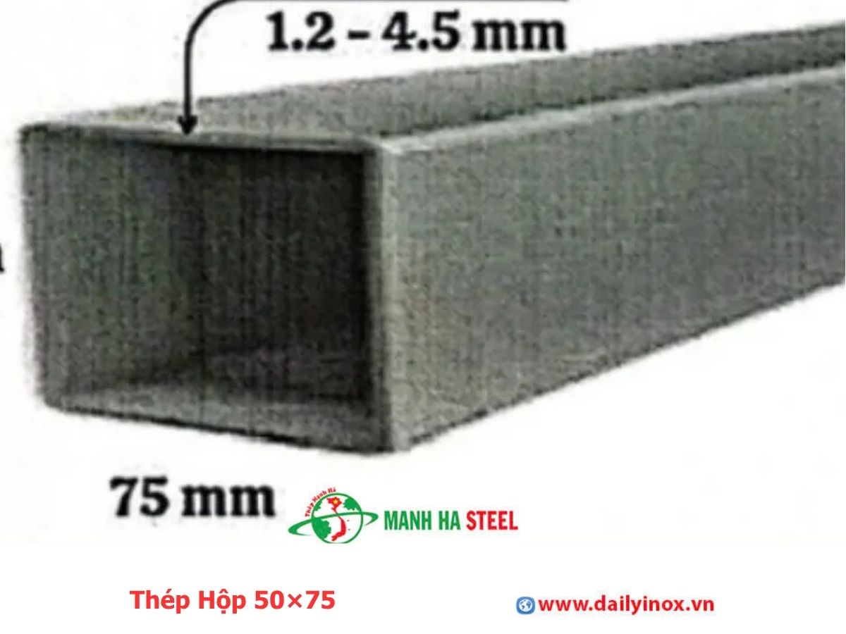 Thép Hộp 50×75