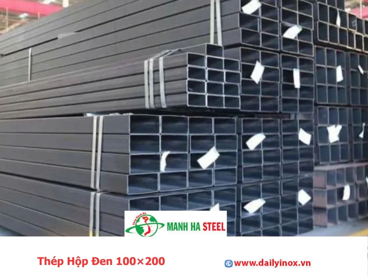 Thép Hộp Đen 100×200