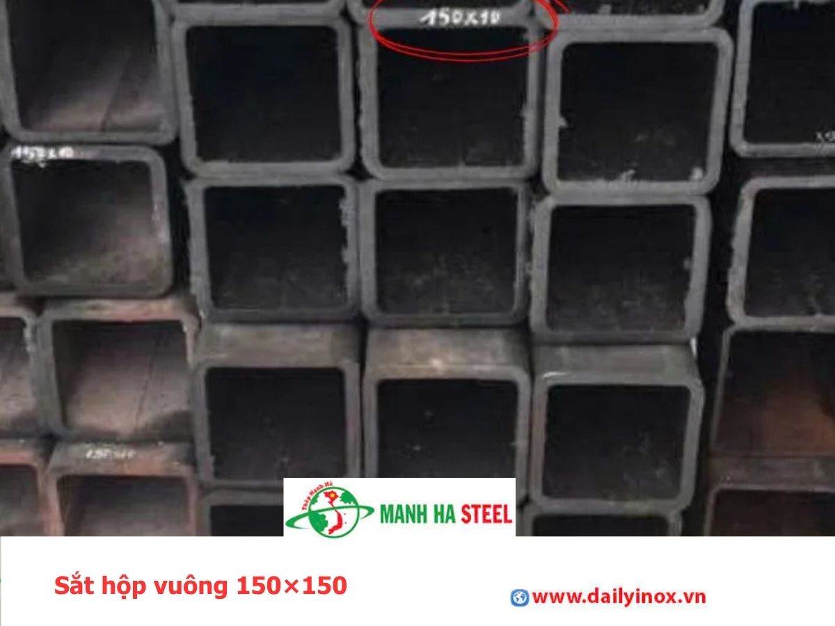Sắt hộp vuông 150×150