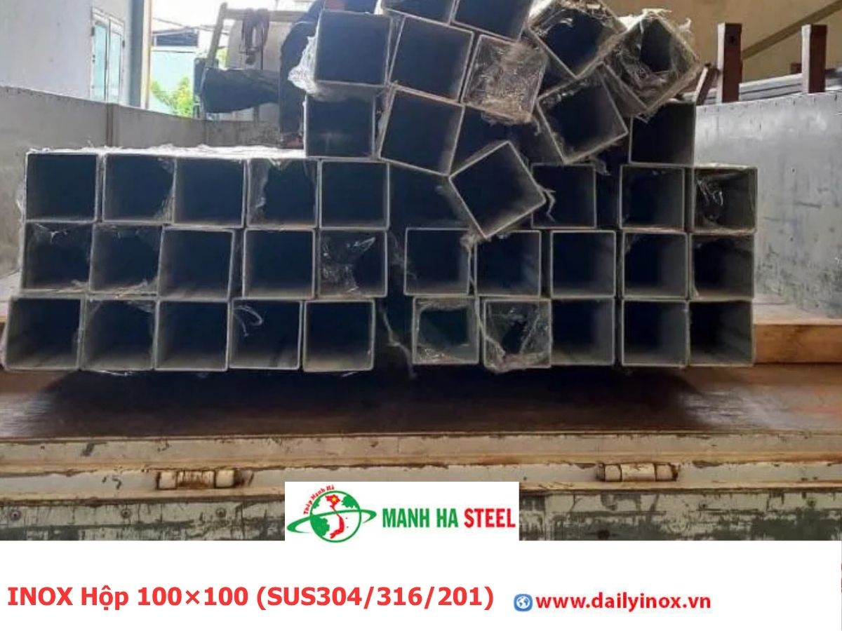 Bảng Báo Giá INOX Hộp 100×100 (SUS304/316/201)