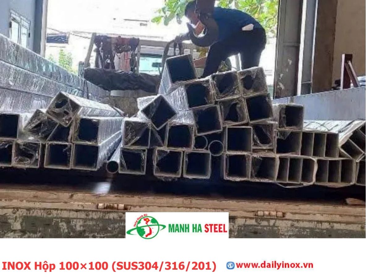 Bảng Báo Giá INOX Hộp 100×100 (SUS304/316/201)
