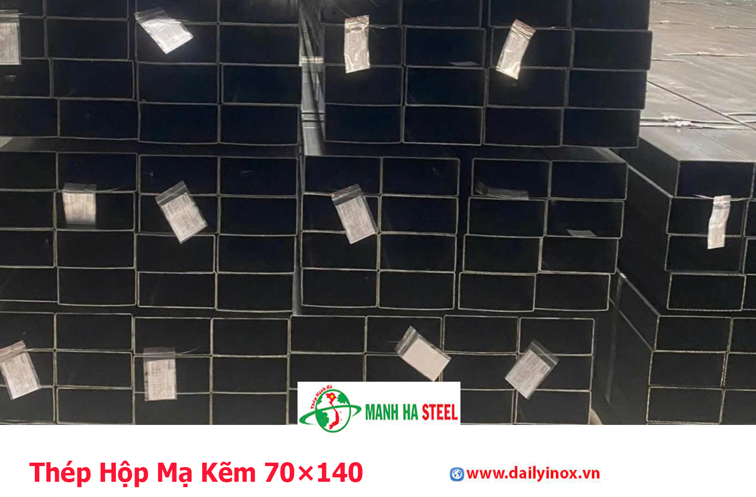 Thép Hộp Mạ Kẽm 70×140