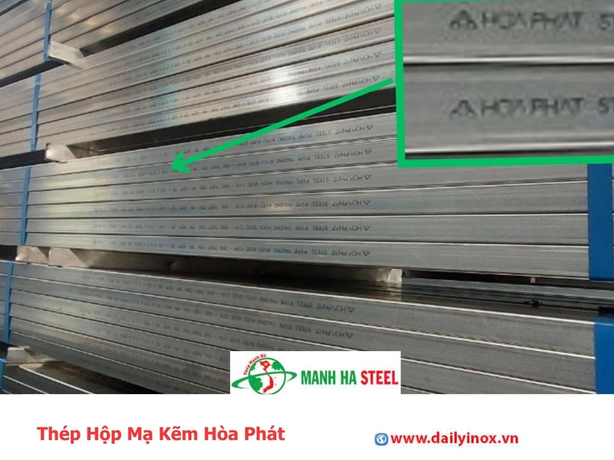 Thép Hộp Mạ Kẽm Hòa Phát