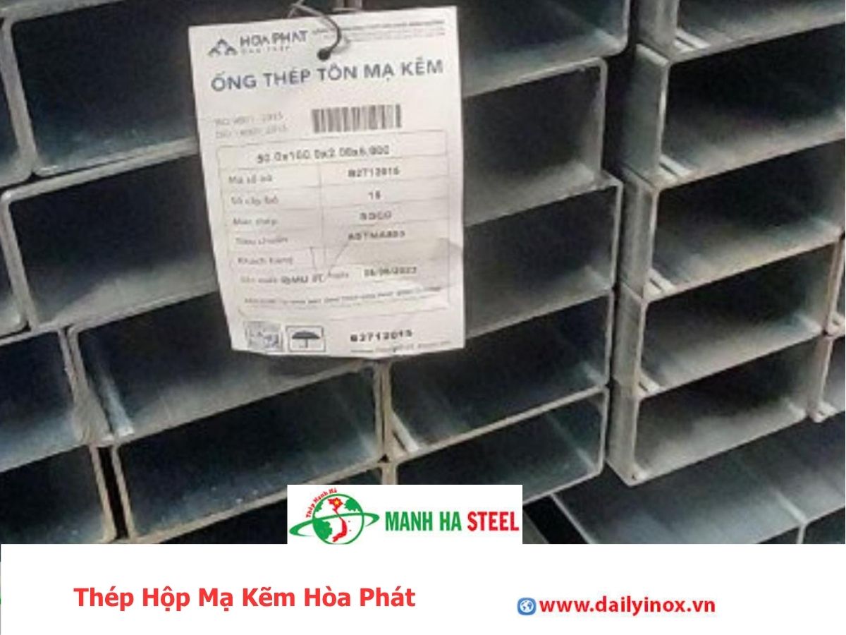 Thép Hộp Mạ Kẽm Hòa Phát