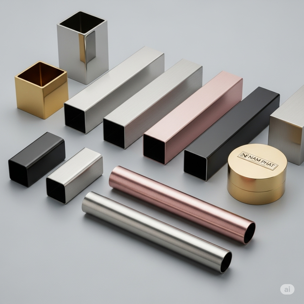 Hộp inox trang trí Nam Phát 201, 304, 316, 403, 430, 410, 310, 420