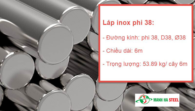 Bảng báo giá thanh inox phi 38