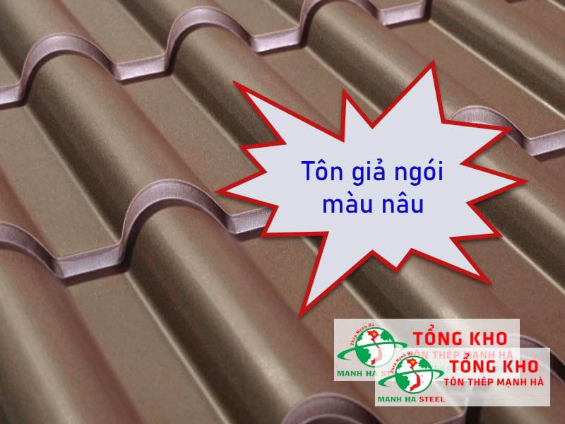Bảng Báo Giá Tôn Giả Ngói Màu Nâu