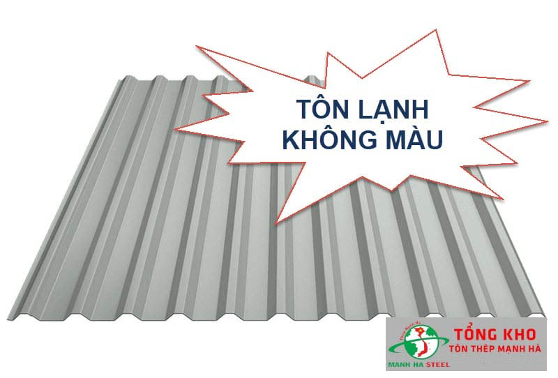 Bảng Báo Giá Tôn Lạnh Không Màu