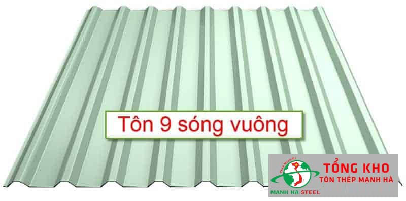 Bảng Báo Giá Tôn 9 Sóng Vuông