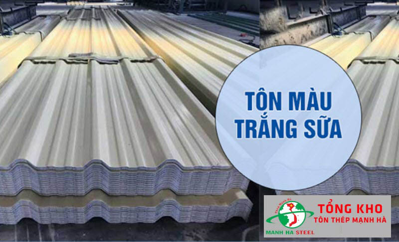 Bảng Báo Giá Tôn Màu Trắng Sữa