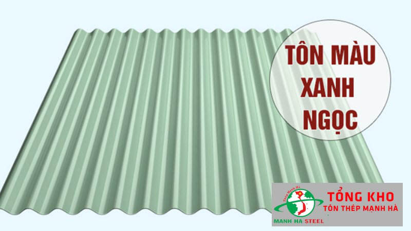 Bảng Báo Giá Tôn Màu Xanh Ngọc