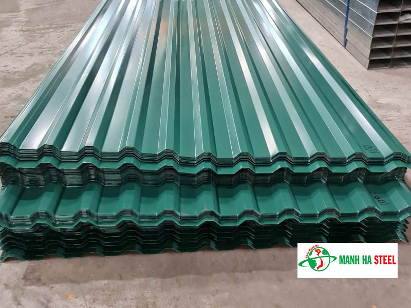 Bảng Báo Giá Tôn Màu Xanh Rêu