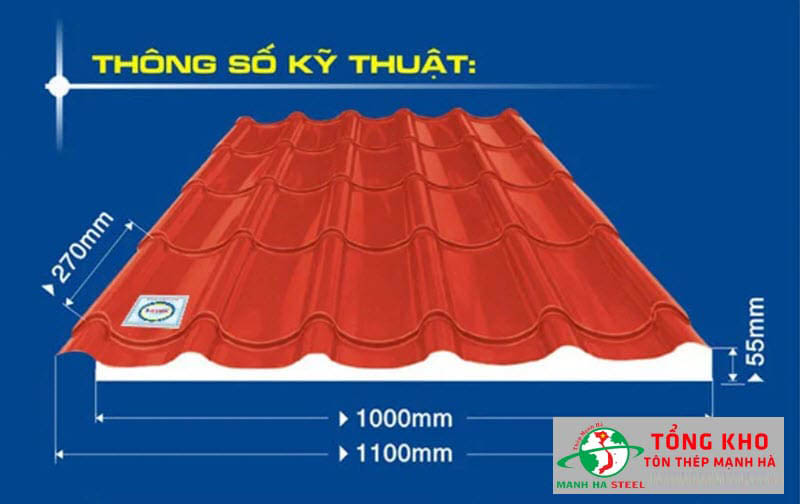 Bảng Báo Giá Tôn Giả Ngói Olympic