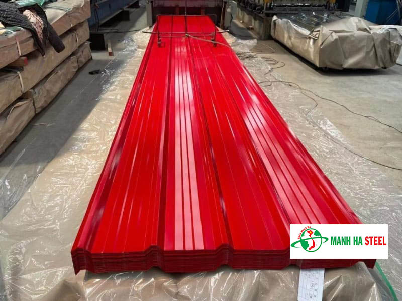 Bảng Báo Giá Tôn Màu Đỏ Đậm, Đỏ Tươi