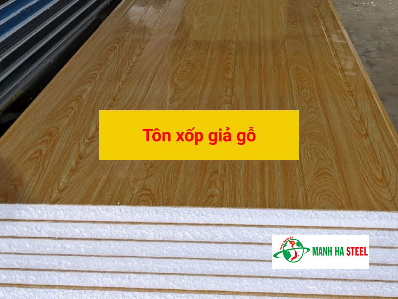Bảng Báo Giá Tôn Xốp Giả Gỗ