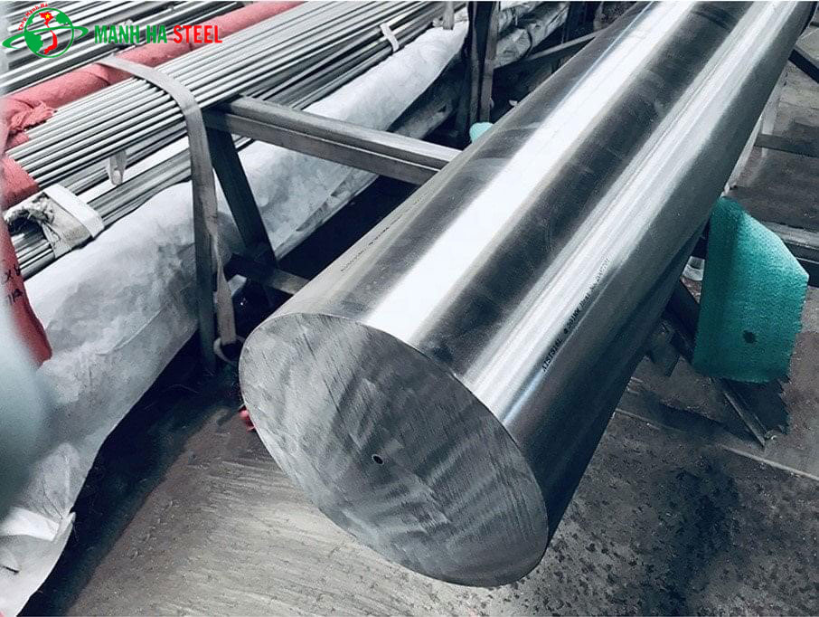 Tròn trơn láp đặc inox phi 120ly