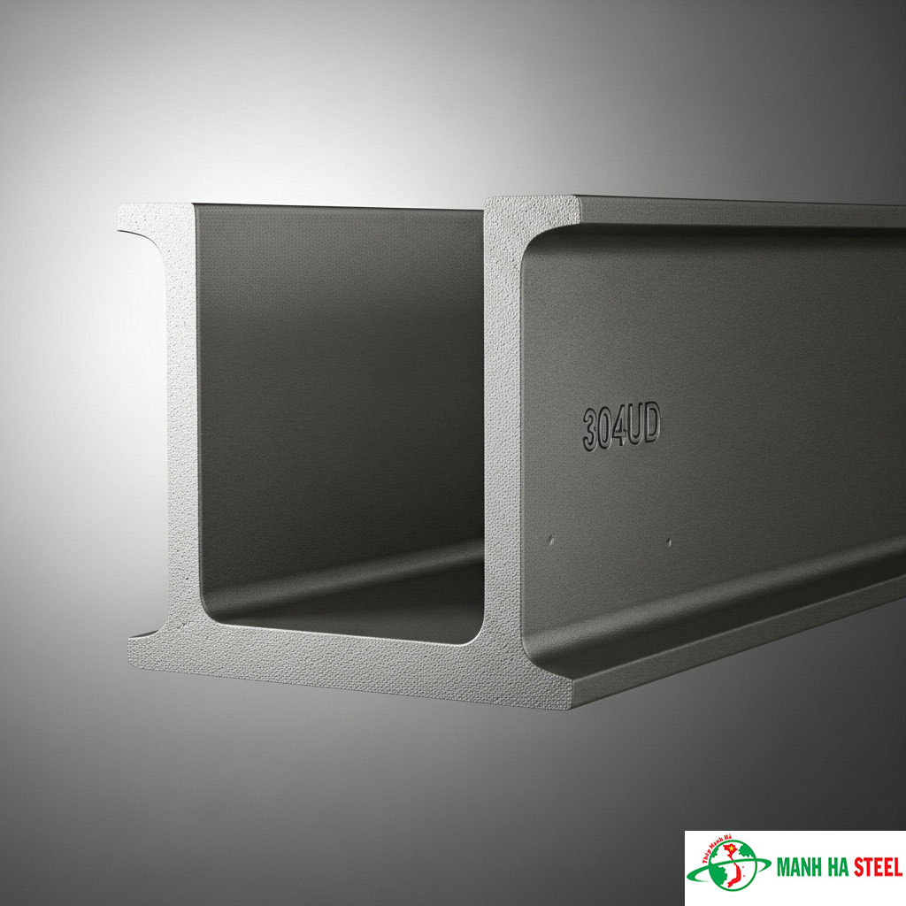 U đúc inox 304UD (150x75x7.0 x 6m) (kèm theo: 201, 316, 403, 430, 410, 310, 420)