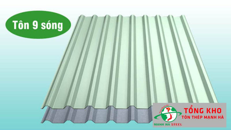 Bảng Báo Giá Tôn 9 Sóng Vuông