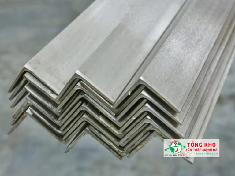 V góc dập inox 75x75mm