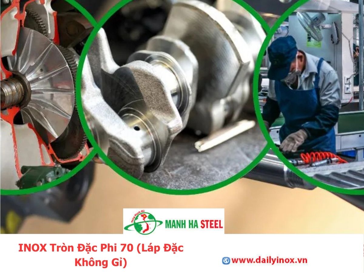 Bảng Báo Giá INOX Tròn Đặc Phi 70 (Láp Đặc Không Gỉ)
