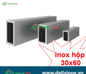 Hộp Inox Chữ Nhật Công Nghiệp 30x60 - Đại lý Inox Mạnh Hà và Bảng Giá Chi Tiết
