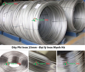 Dây Phi Inox 25mm - Đại lý Inox Mạnh Hà và Bảng Giá Chi Tiết