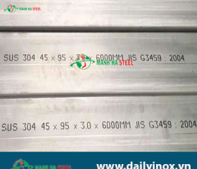 Hộp Inox Chữ Nhật Công Nghiệp 45x95 - Đại lý Inox Mạnh Hà và Bảng Giá Chi Tiết