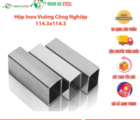 Hộp Inox Vuông Trung Quốc 114.3x114.3 - Đại lý Inox Mạnh Hà
