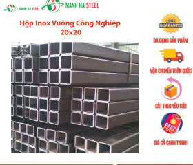 Hộp Inox Vuông Trung Quốc 20x20 - Đại Lý Inox Mạnh Hà