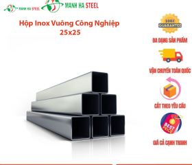 Hộp Inox Vuông Trung Quốc 25x25 - Đại Lý Inox Mạnh Hà & Bảng Giá Chi Tiết
