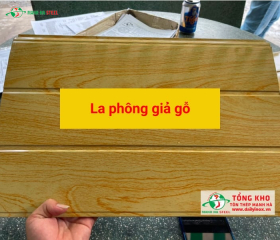 Bảng Báo Giá Tôn La Phông Giả Gỗ, Vân Gỗ