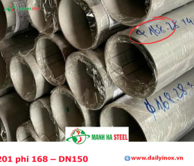 Ống đúc inox Trung Quốc 168.30 mm, Ống thép đúc inox Trung Quốc 168.30 mm