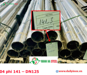 Bảng Báo Giá Ống inox 304 phi 141 – DN125