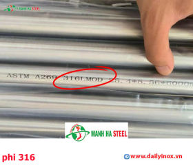 Bảng Báo Giá Ống INOX 316 (SUS316)