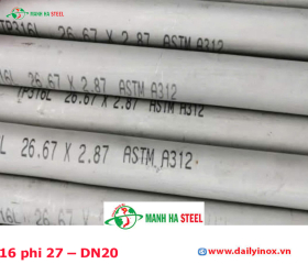 Bảng Báo Giá Ống inox 316 phi 27 – DN20