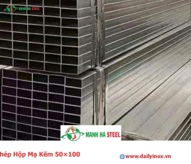 Thép Hộp Mạ Kẽm 50×100
