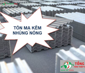 Bảng Báo Giá Tôn Mạ Kẽm Nhúng Nóng